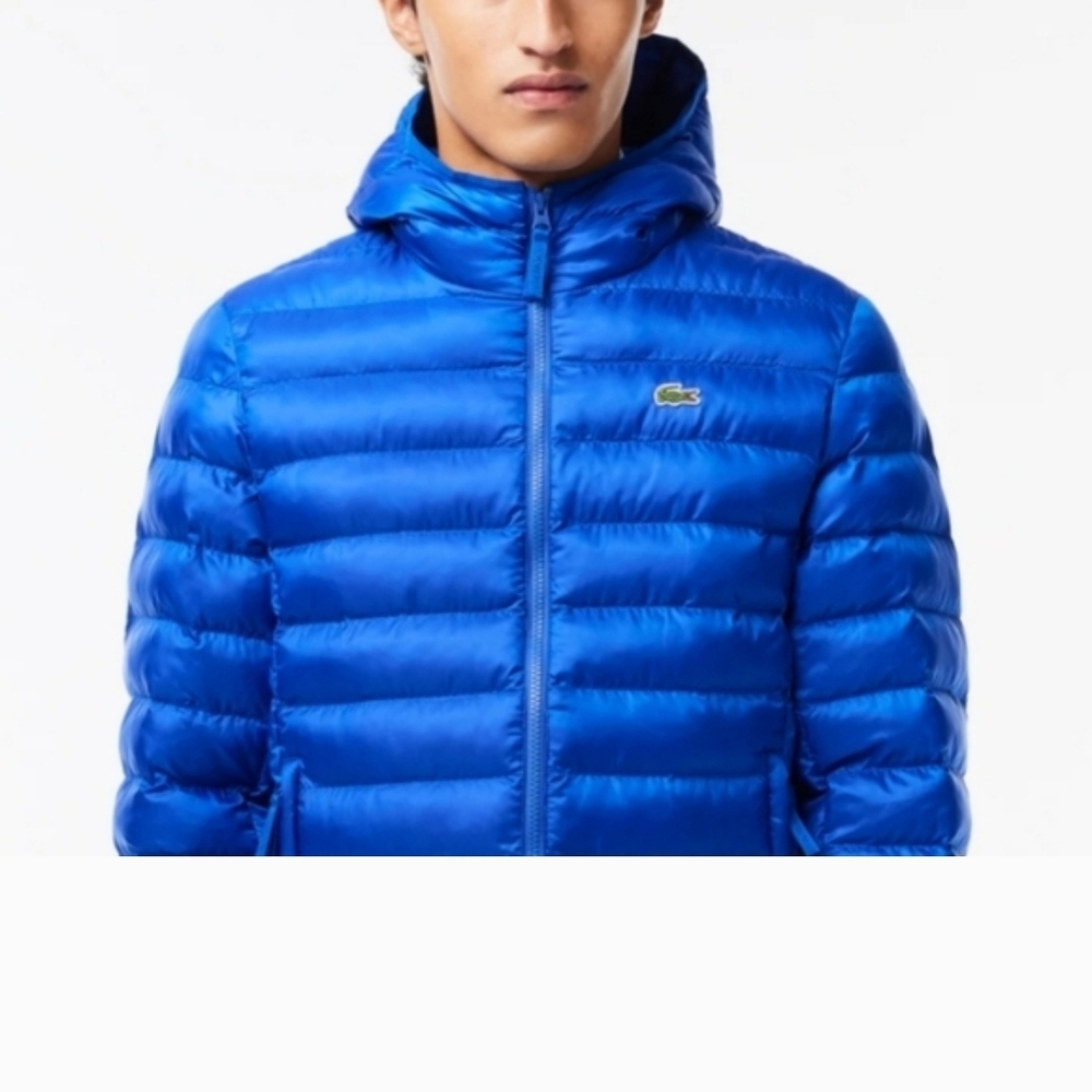 Lacoste Men's Vibrant Blue Puffer Jacket